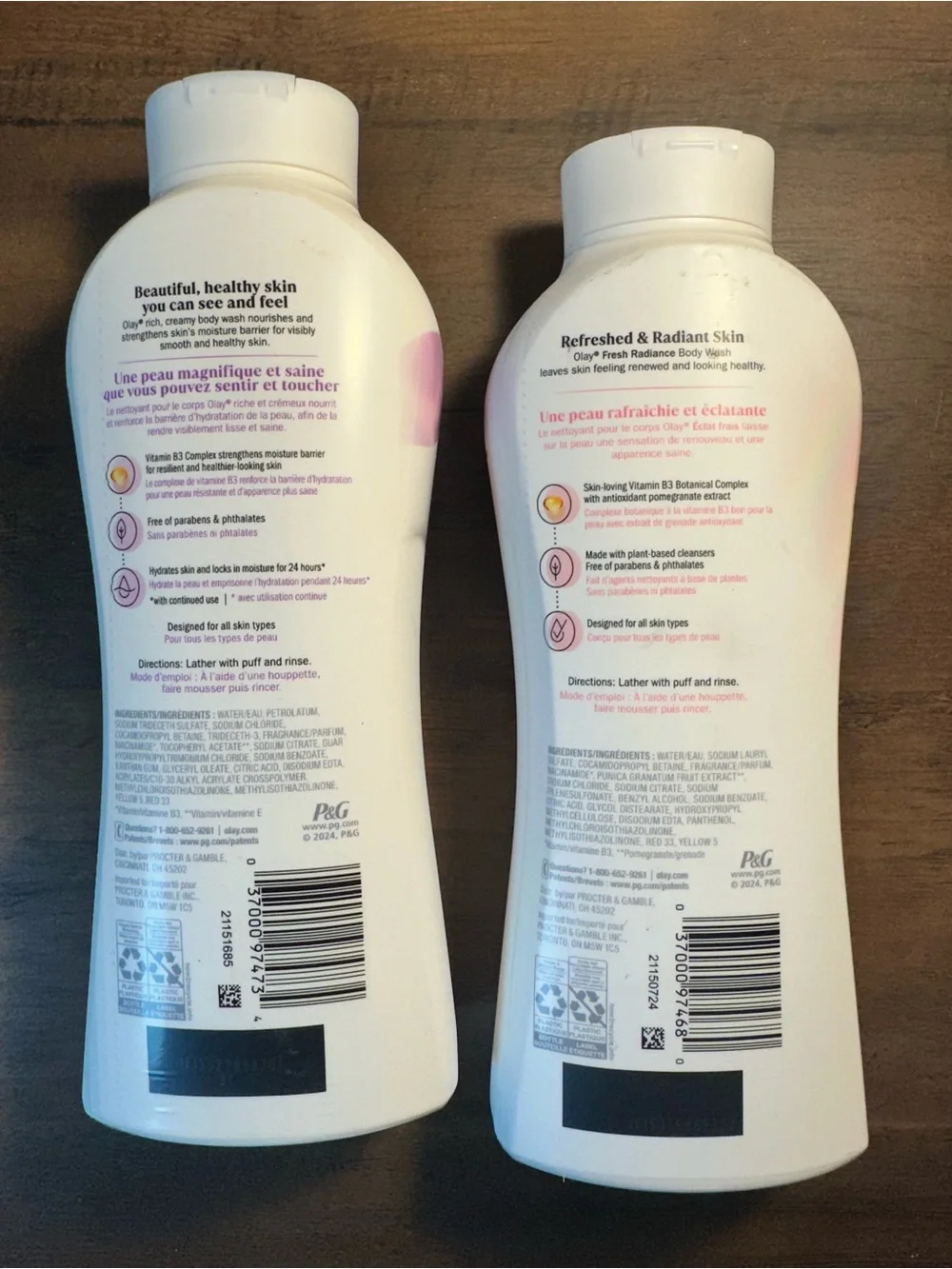 Olay Age Defy B3 Complex & Fresh Radiance Strawberry Mint Body Wash 22 fl oz NEW